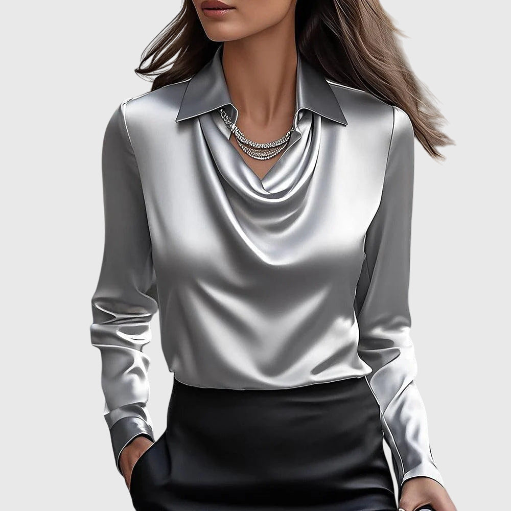 Brooklyn | Chemisier élégant aspect satin