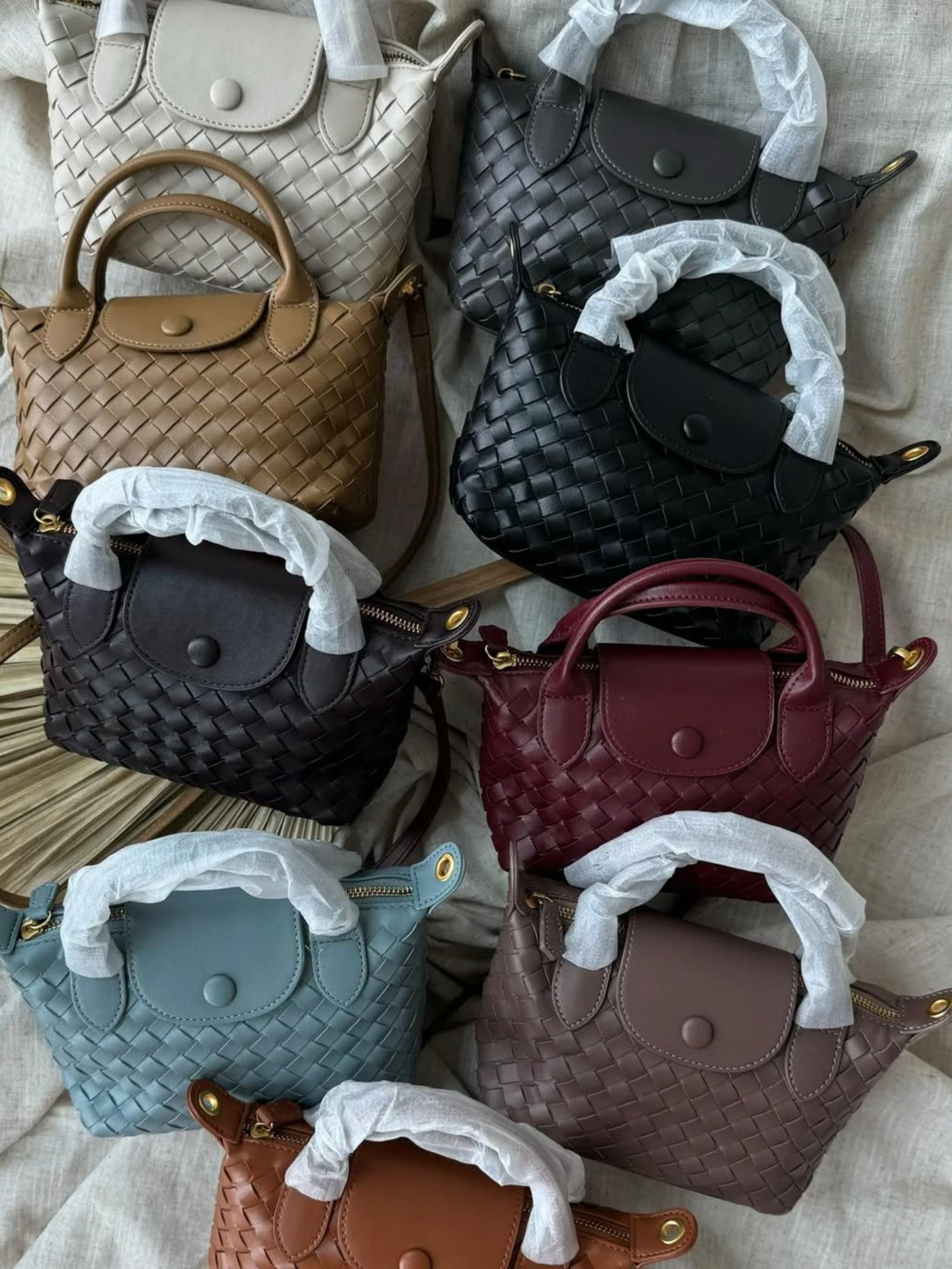 Elise | Petit sac convertible tressé