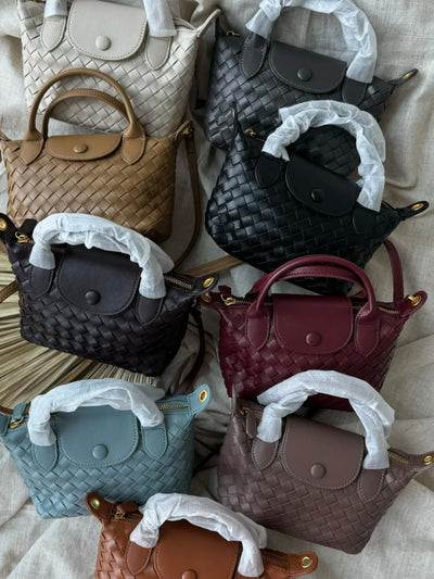 Elise | Petit sac convertible tressé