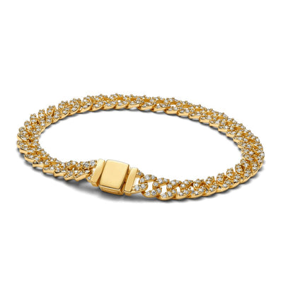 Shannelise | Bracelet cubain en or rose 18 carats