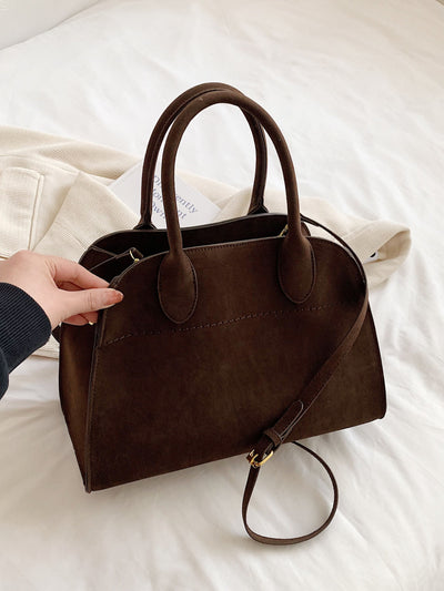 Luisa | Sac de tous les jours minimaliste en cuir suédé