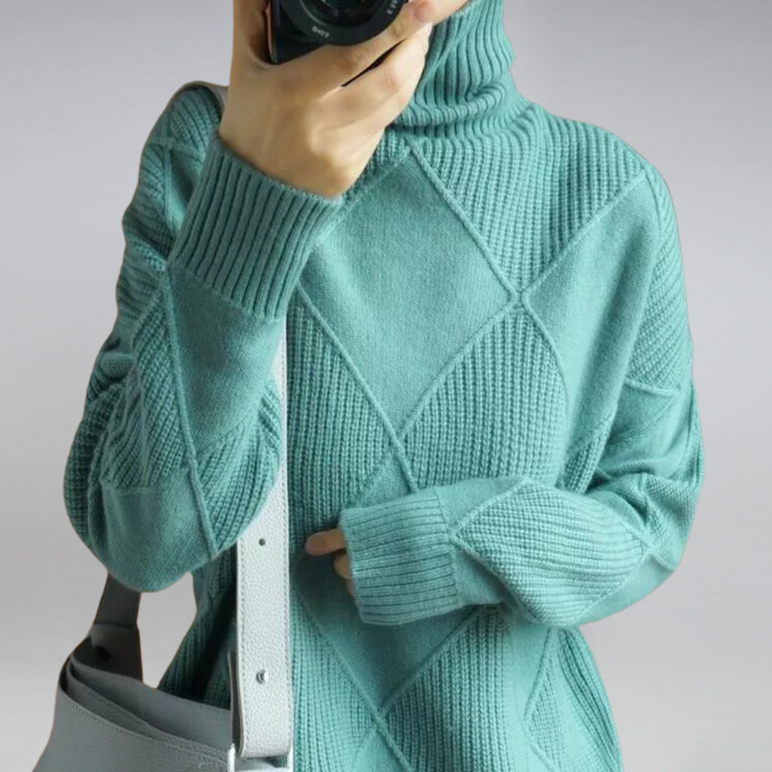 Darcy - Pull col roulé oversize