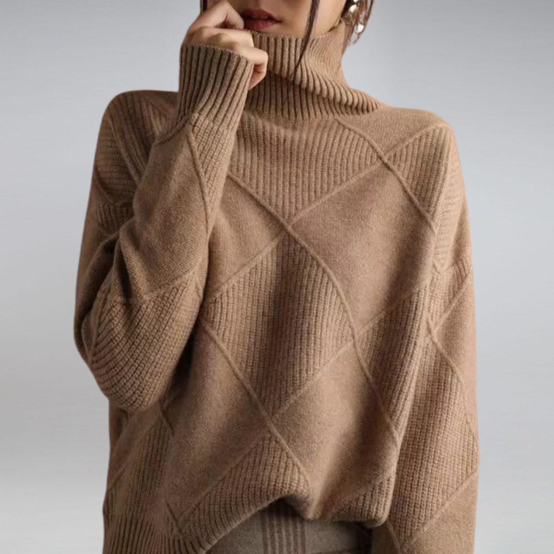 Darcy - Pull col roulé oversize