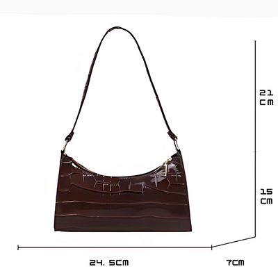 Gianna Boutique - Sac en cuir brillant