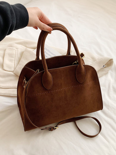 Luisa | Sac de tous les jours minimaliste en cuir suédé