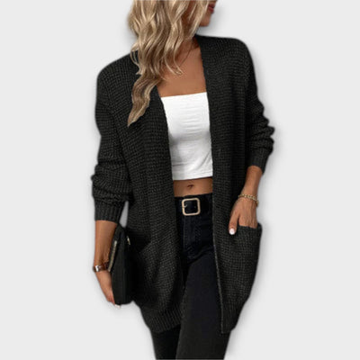 Nancy - Cardigan décontracté en tricot avec poches