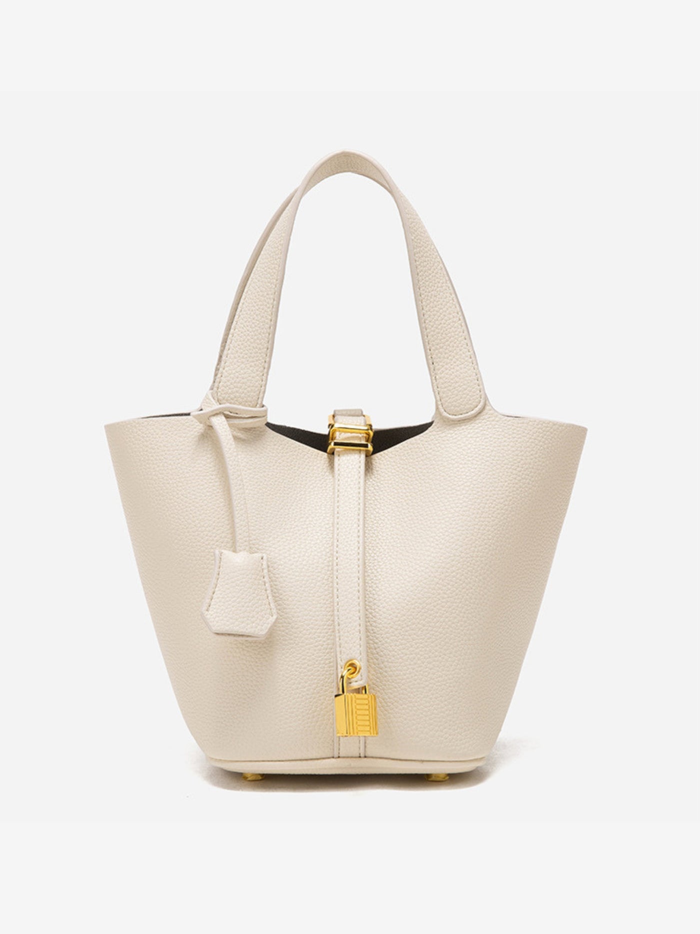 Glaiza | Élégant sac seau à fermoir doré
