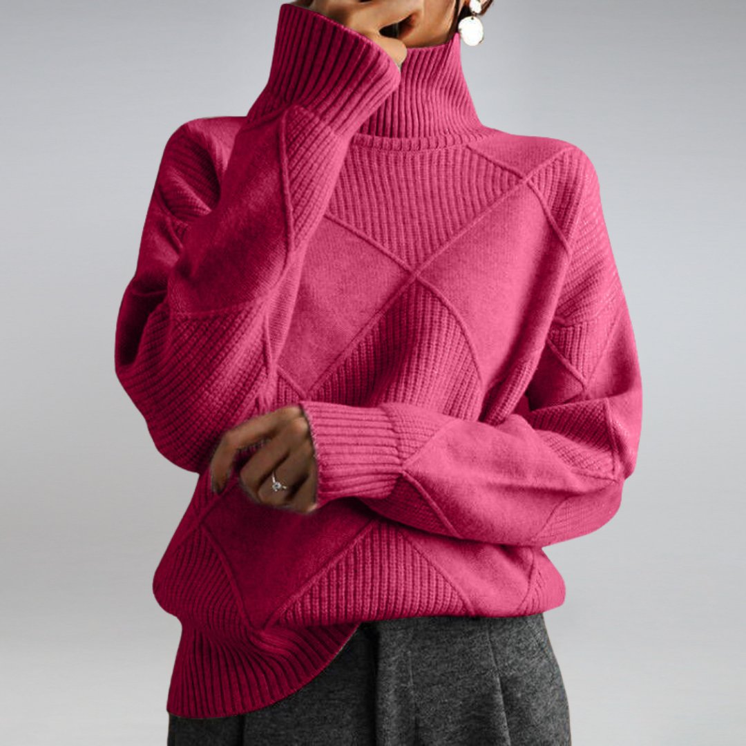 Darcy - Pull col roulé oversize
