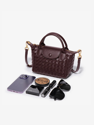 Elise | Petit sac convertible tressé