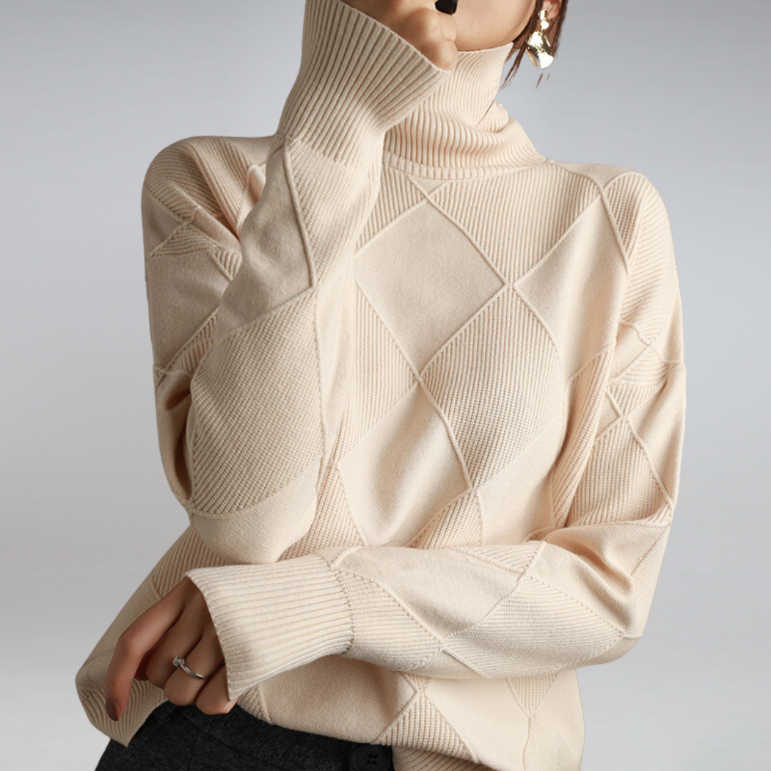 Darcy - Pull col roulé oversize