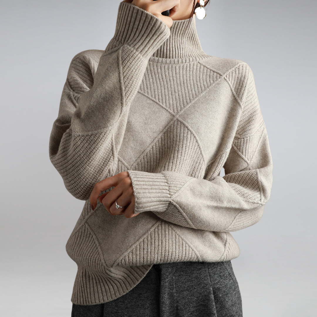 Darcy - Pull col roulé oversize