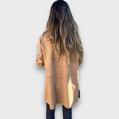 Eloise – Blazer-cardigan camel doux
