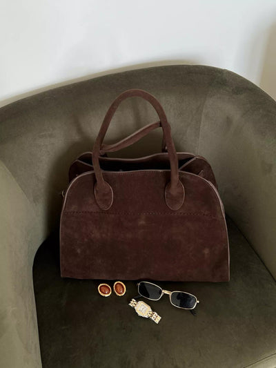 Luisa | Sac de tous les jours minimaliste en cuir suédé