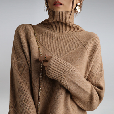 Darcy - Pull col roulé oversize