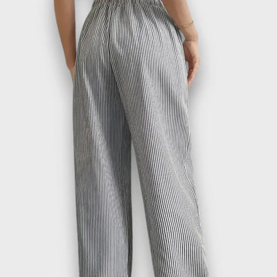 Karina – Pantalon à fines rayures