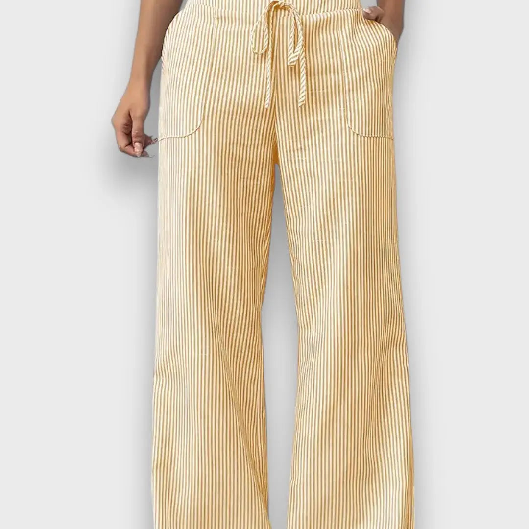Karina – Pantalon à fines rayures