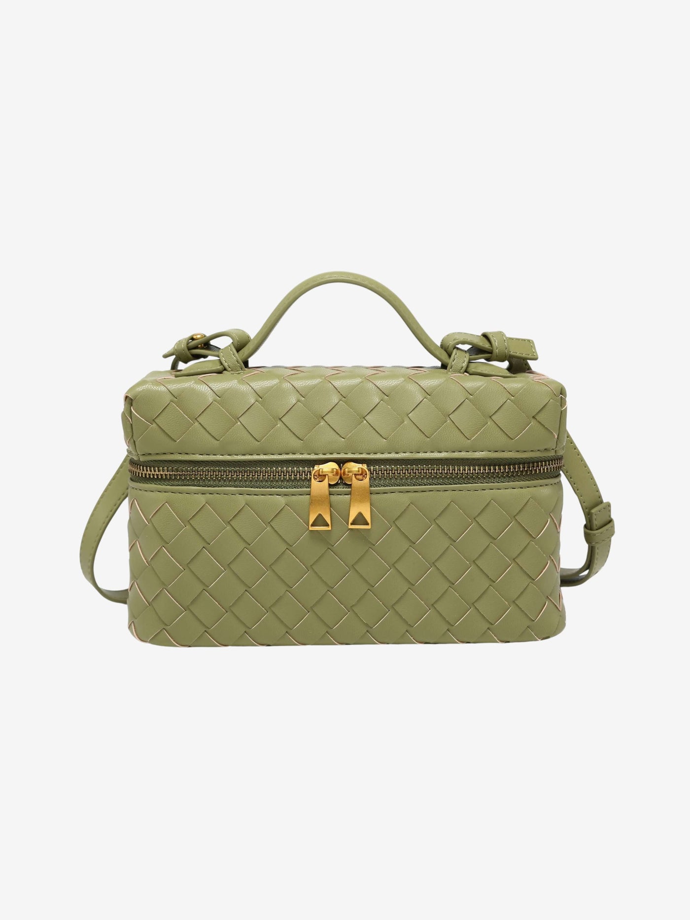 Juliette | Sac tissé structuré brillant