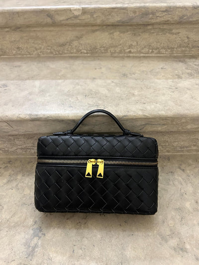 Juliette | Sac tissé structuré brillant