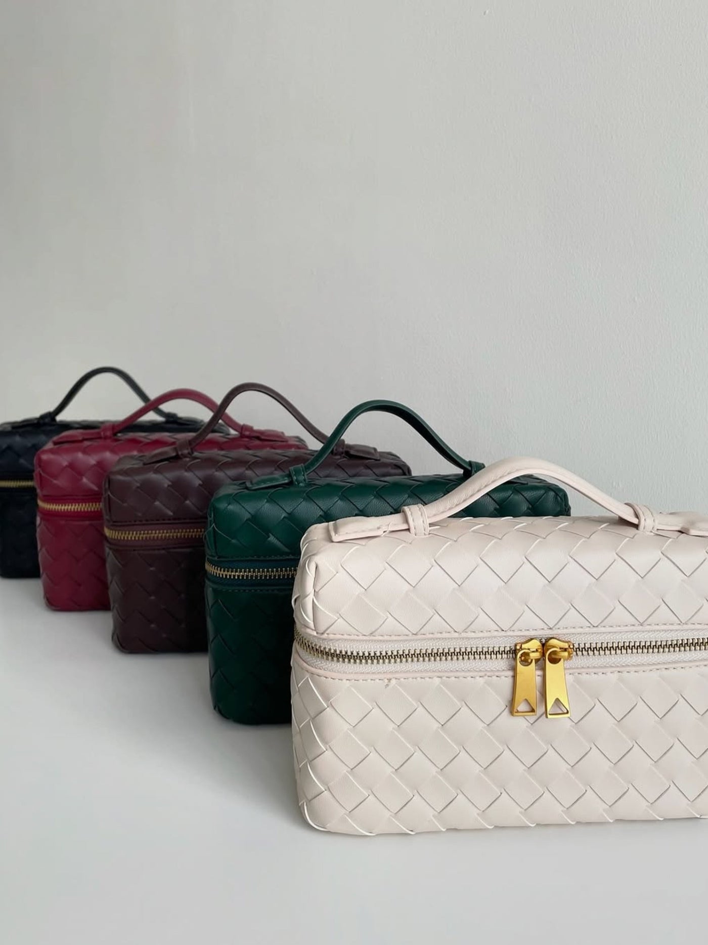 Juliette | Sac tissé structuré brillant