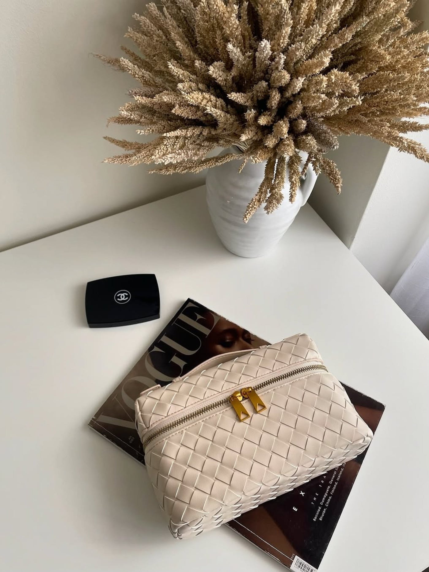 Juliette | Sac tissé structuré brillant