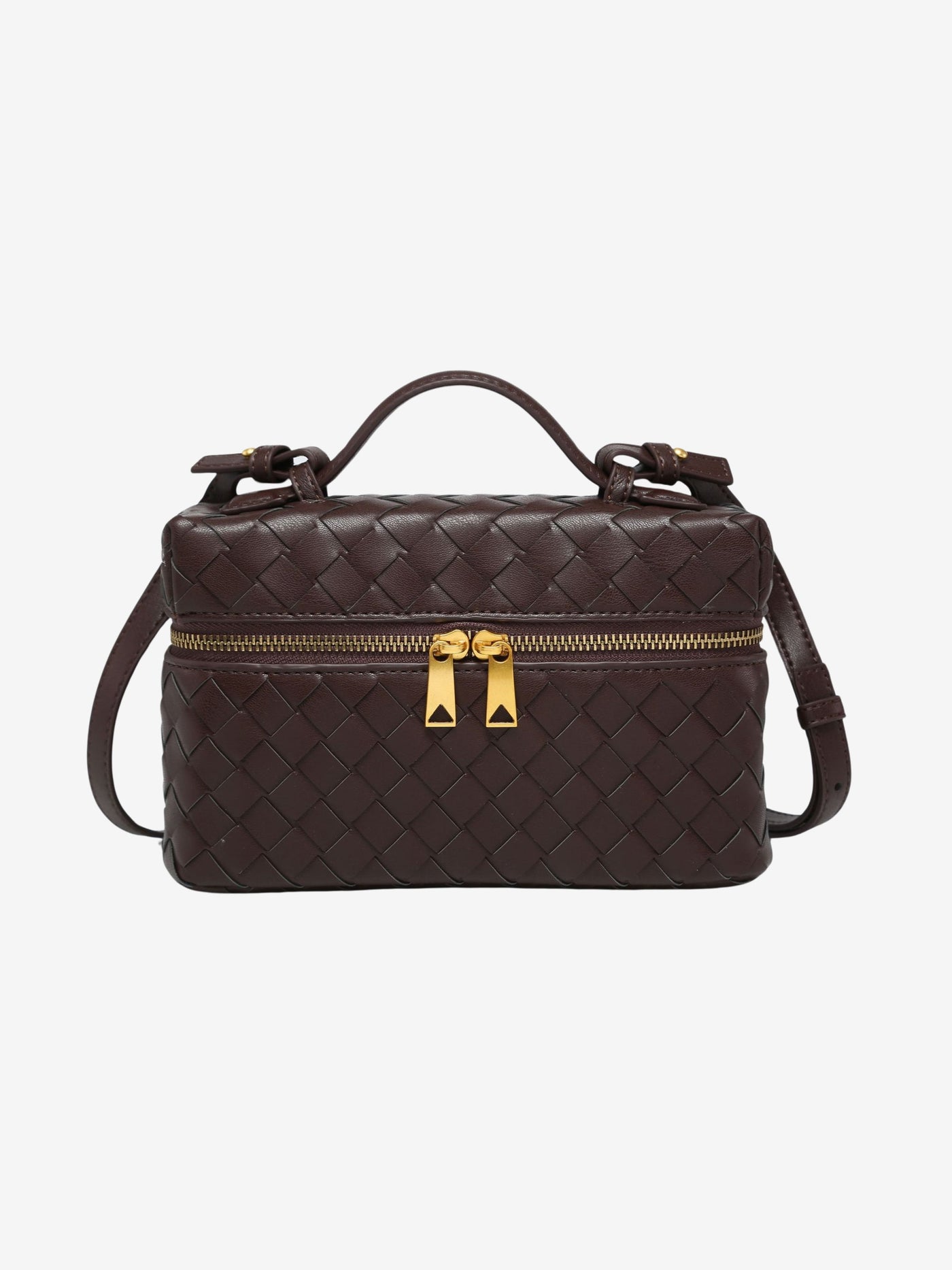 Juliette | Sac tissé structuré brillant