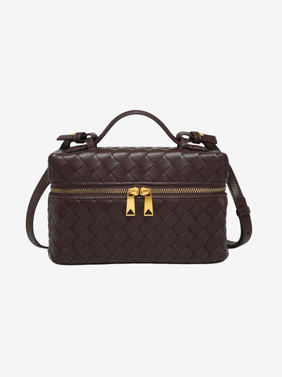 Juliette | Sac tissé structuré brillant