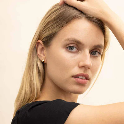 Soravelle | Boucles d'oreilles rondes en or 18 carats
