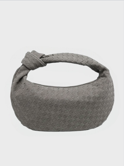 Sac tressé en daim moyen