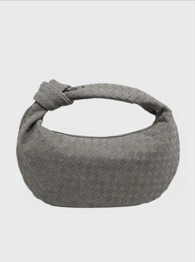 Sac tressé en daim moyen