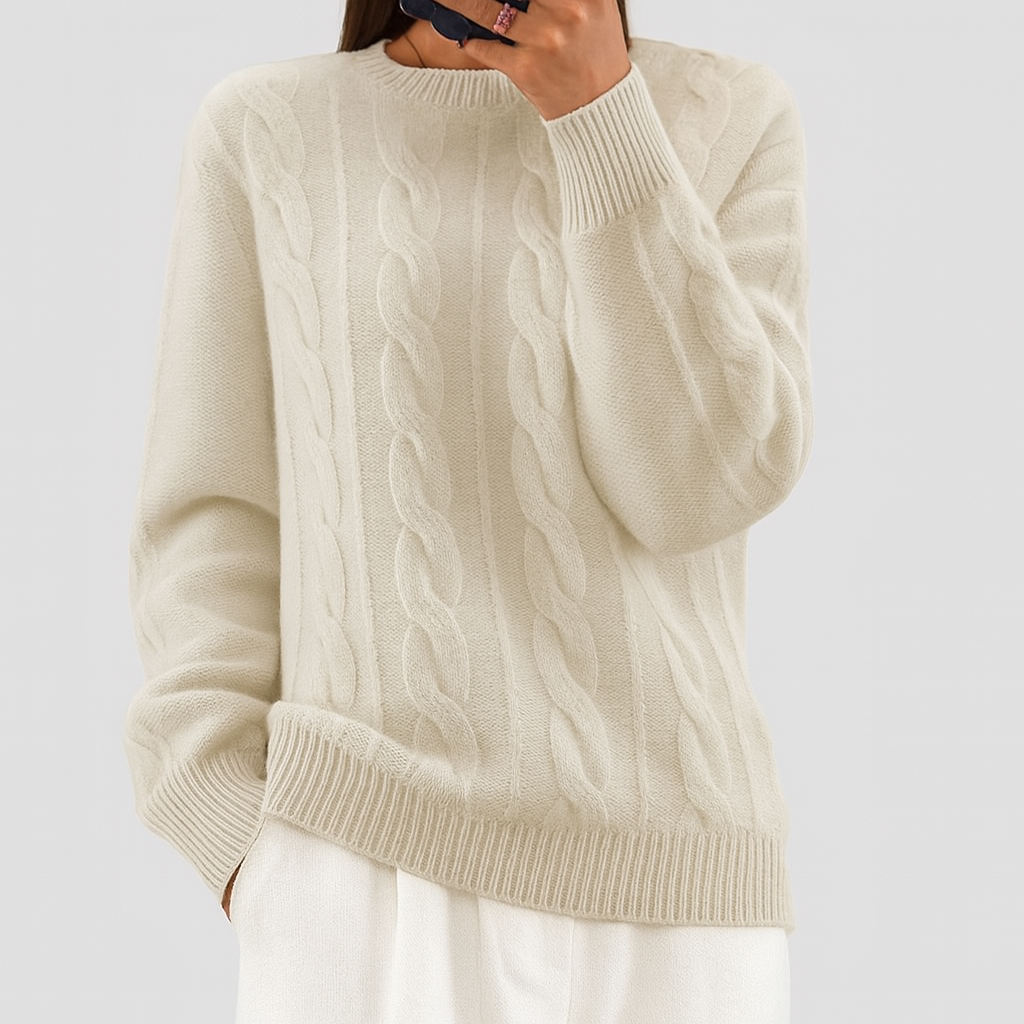 Angelika - Pull en tricot chaud classique
