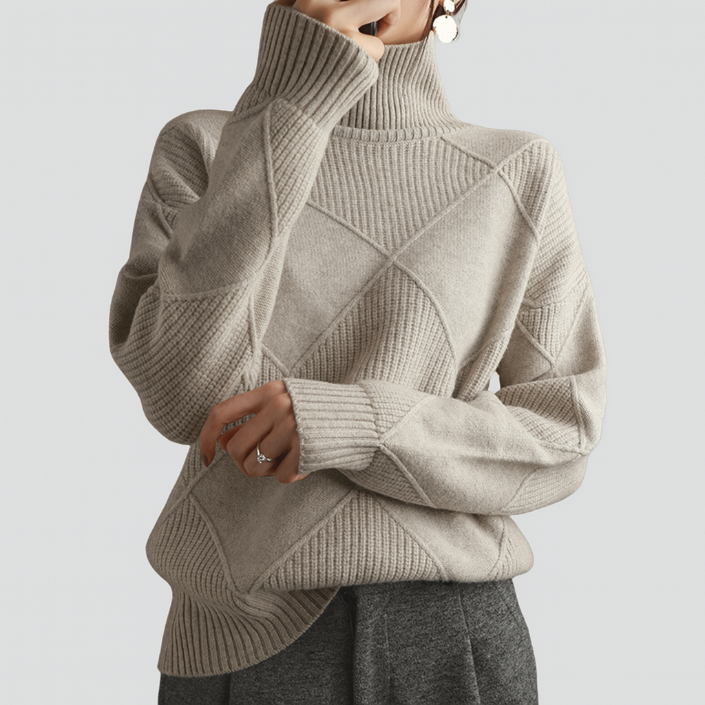 Darcy - Pull col roulé oversize