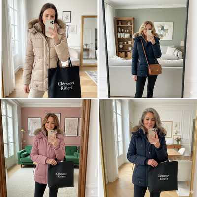 Marylin™ – Manteau d’hiver chaud avec doublure en fourrure