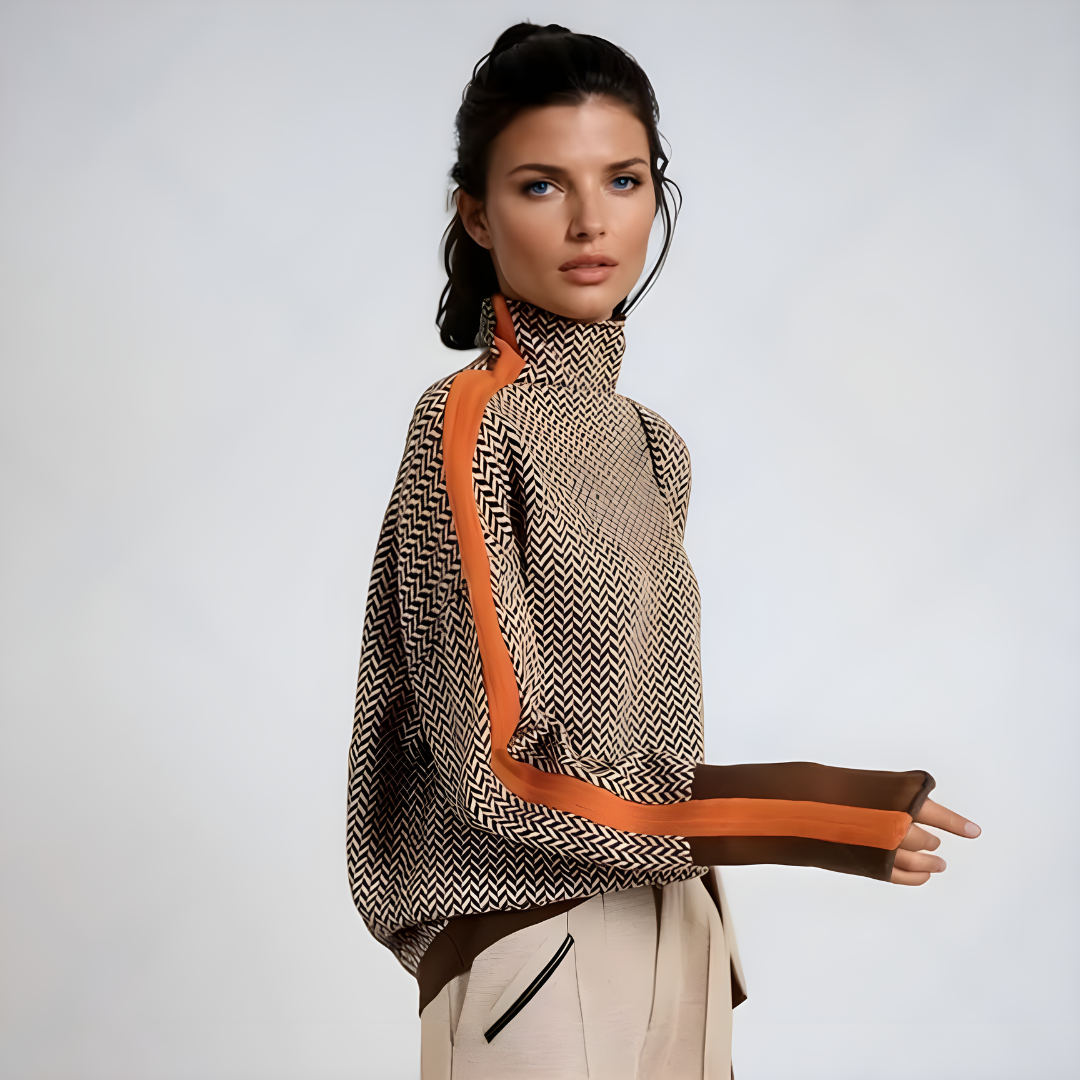 Clarabella - Pull col roulé mélangé