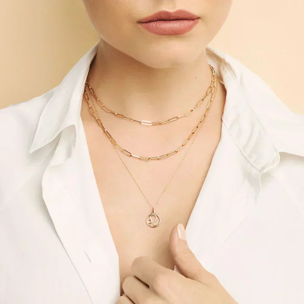 Rosalyette | Collier signe du zodiaque en or 18 carats