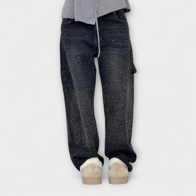 Fable - Jean style charpentier en denim ballon