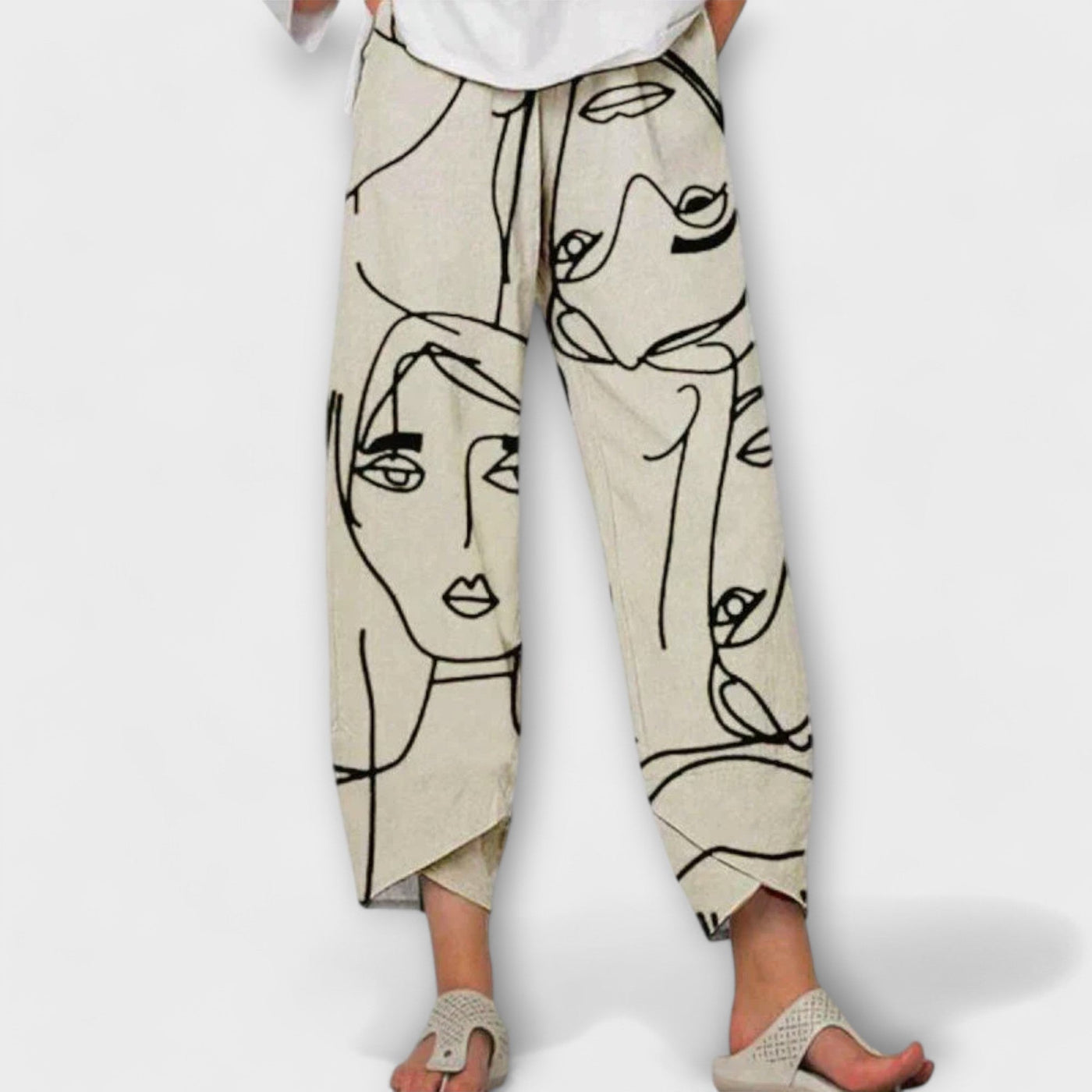 Nahia - Pantalon en lin