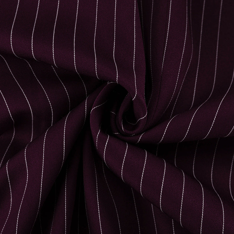 FIORA - Veste de costume rouge vin