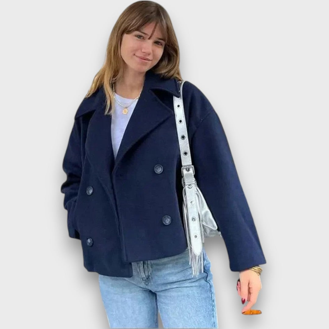 Pinalle – Manteau court à col à revers