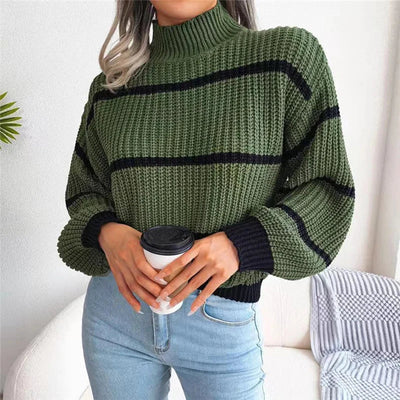 Sarah - Pull col roulé couture