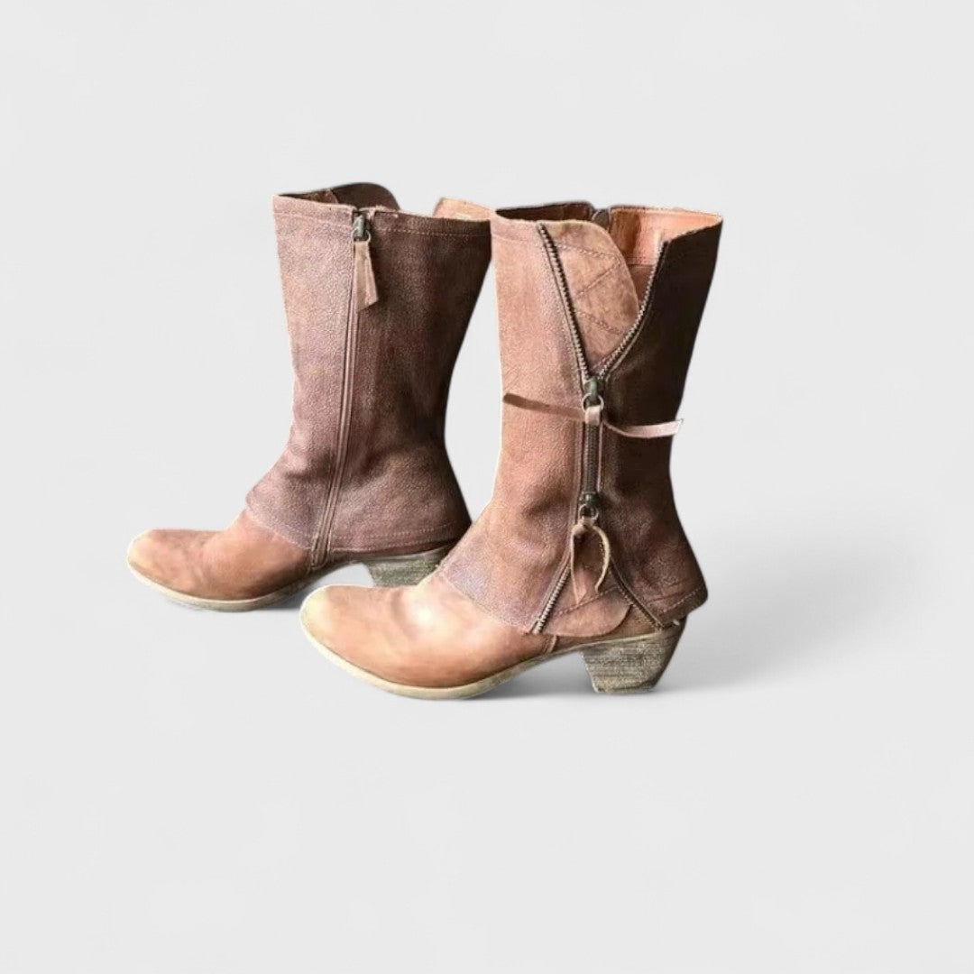 Alma - Bottes mi-mollet vintage