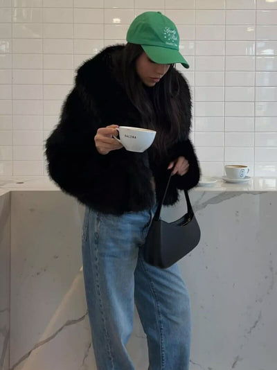 Manteau en fausse fourrure Jenna