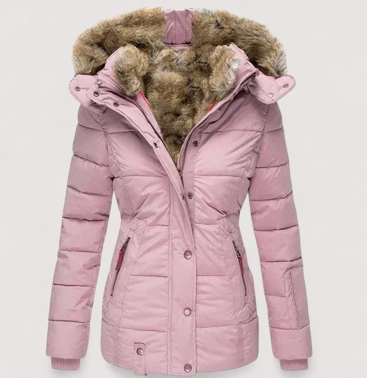 Marylin™ – Manteau d’hiver chaud avec doublure en fourrure