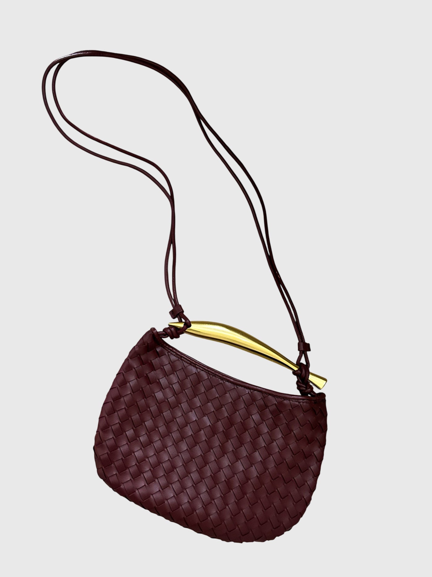 Blanc | Sac tissé structuré de luxe