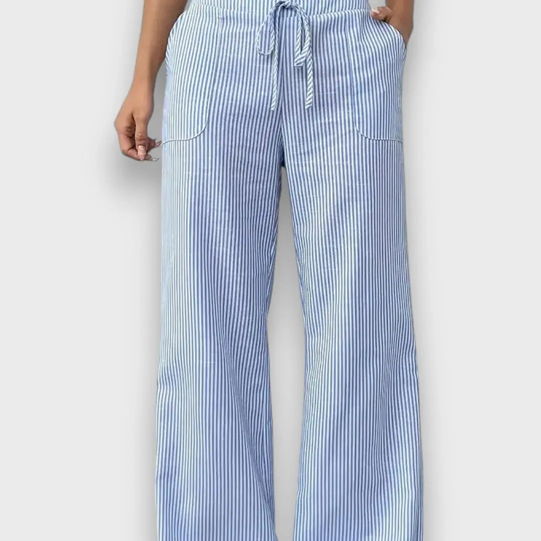 Karina – Pantalon à fines rayures