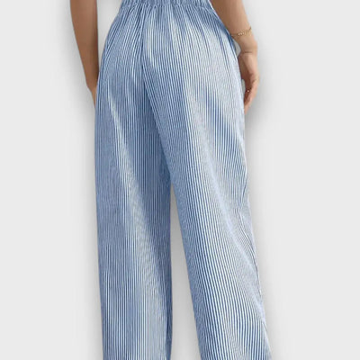 Karina – Pantalon à fines rayures