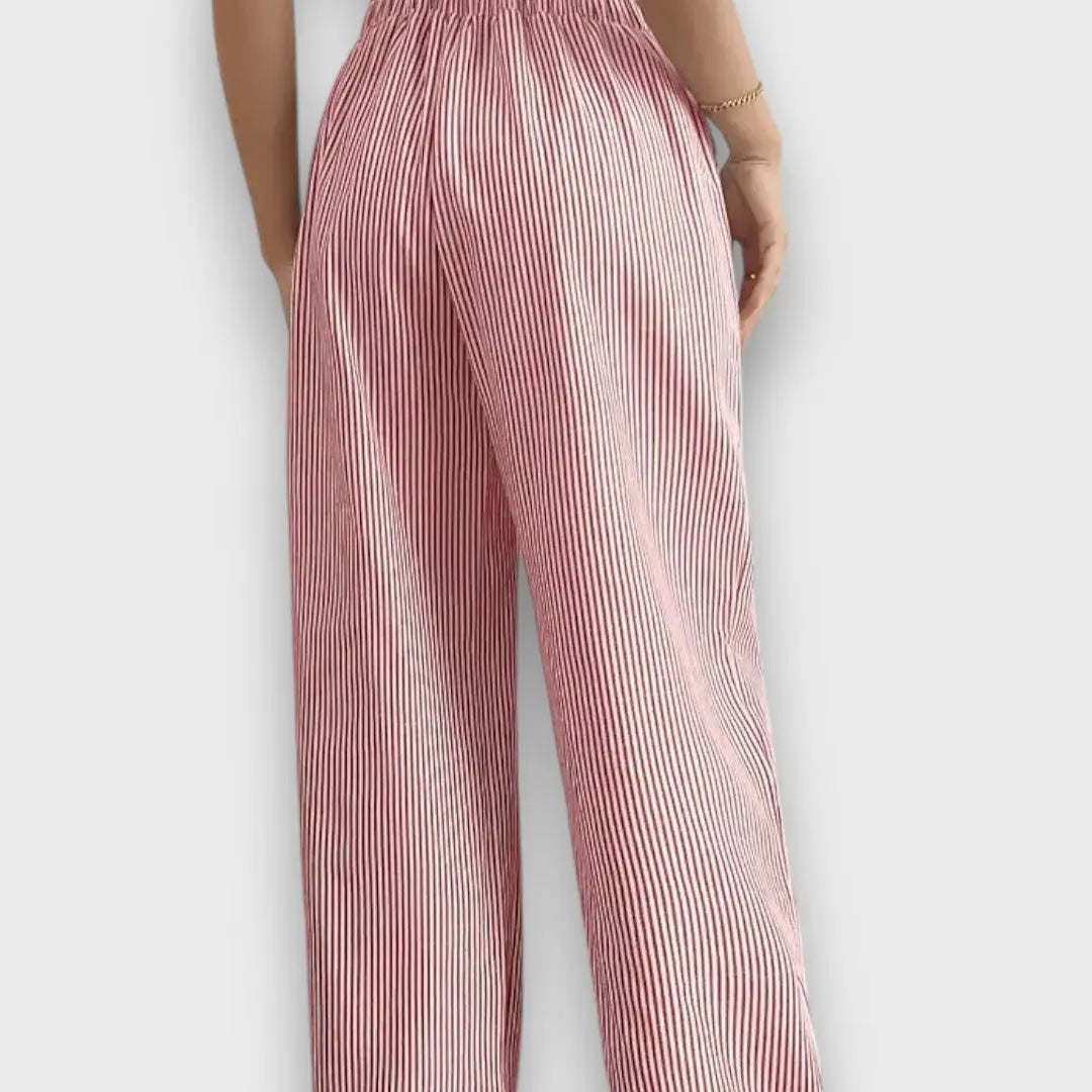 Karina – Pantalon à fines rayures