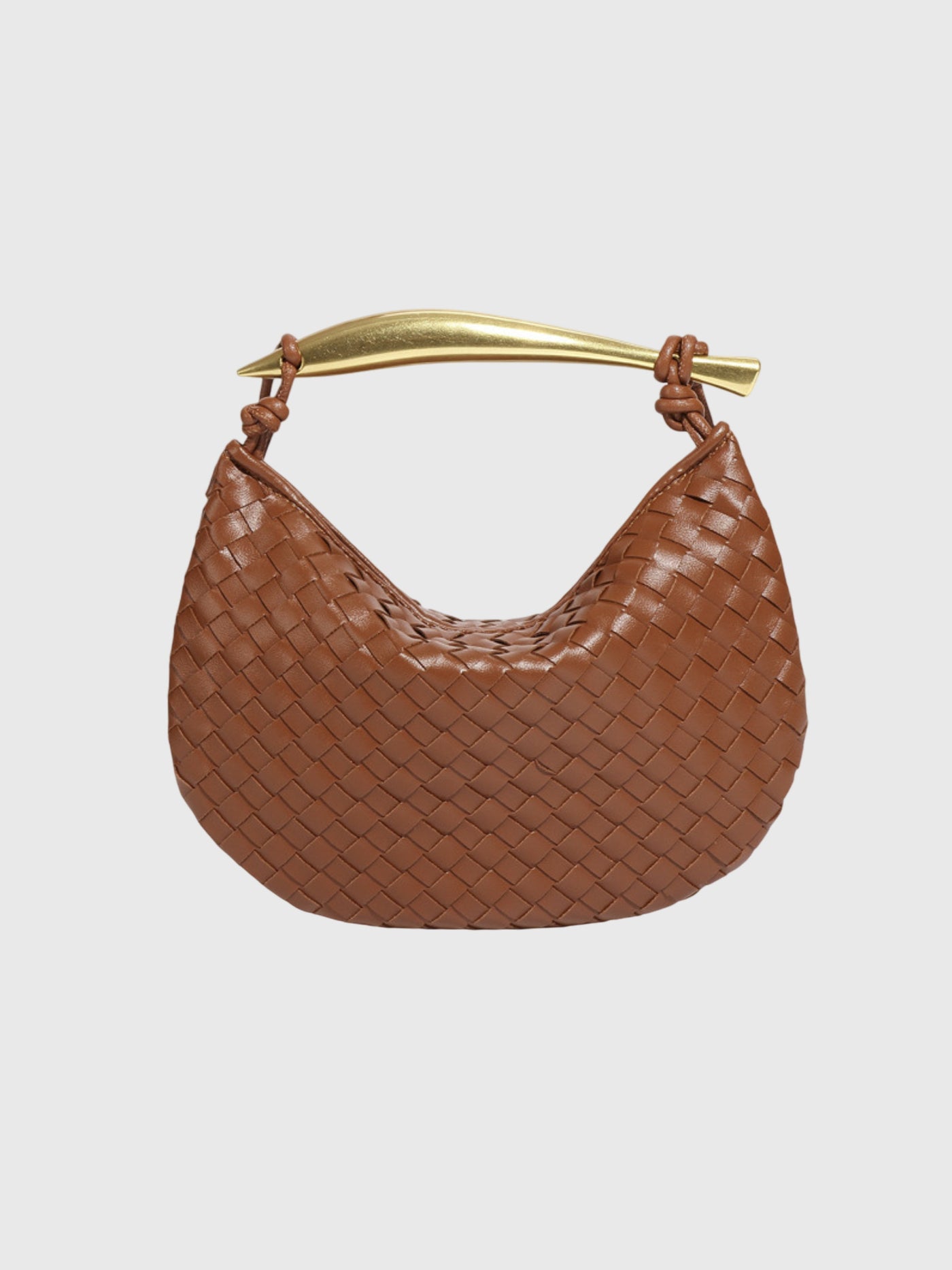 Blanc | Sac tissé structuré de luxe