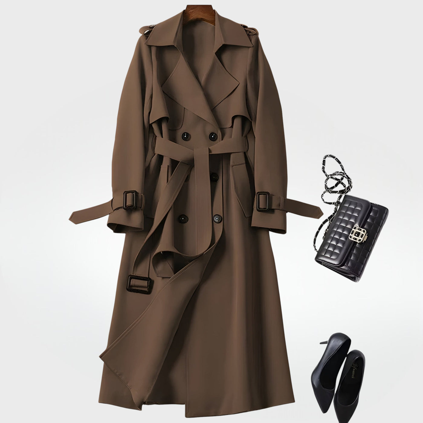 Elena™ | Trench-coat élégant et tendance