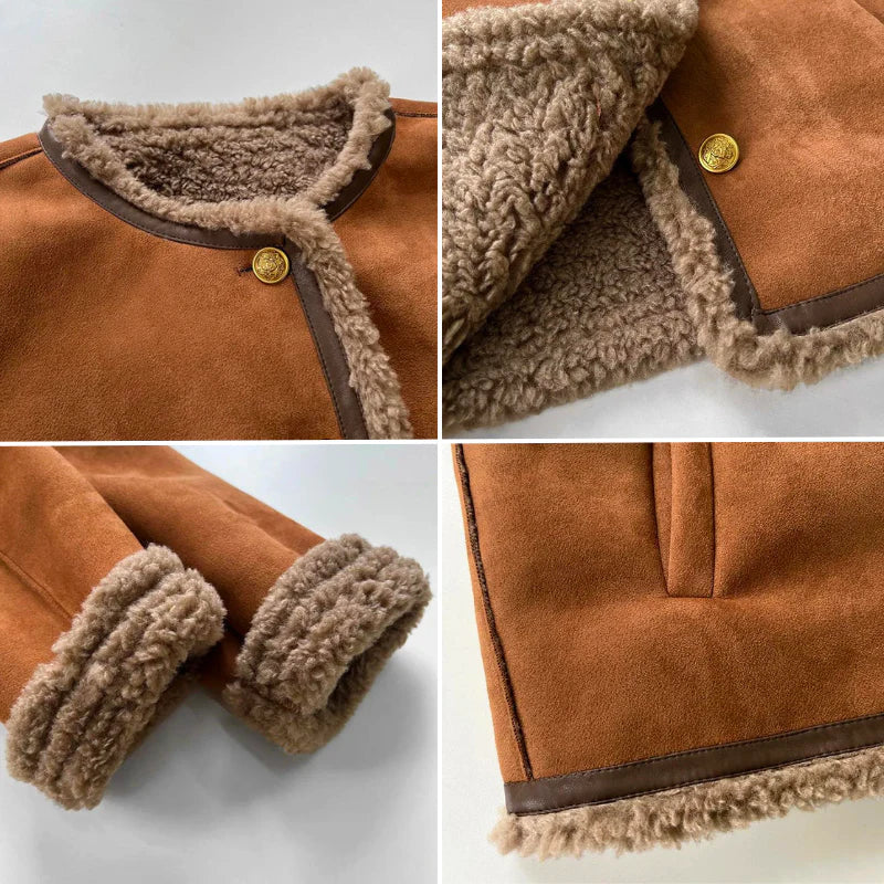 La veste à boutons en fourrure d'Isabella