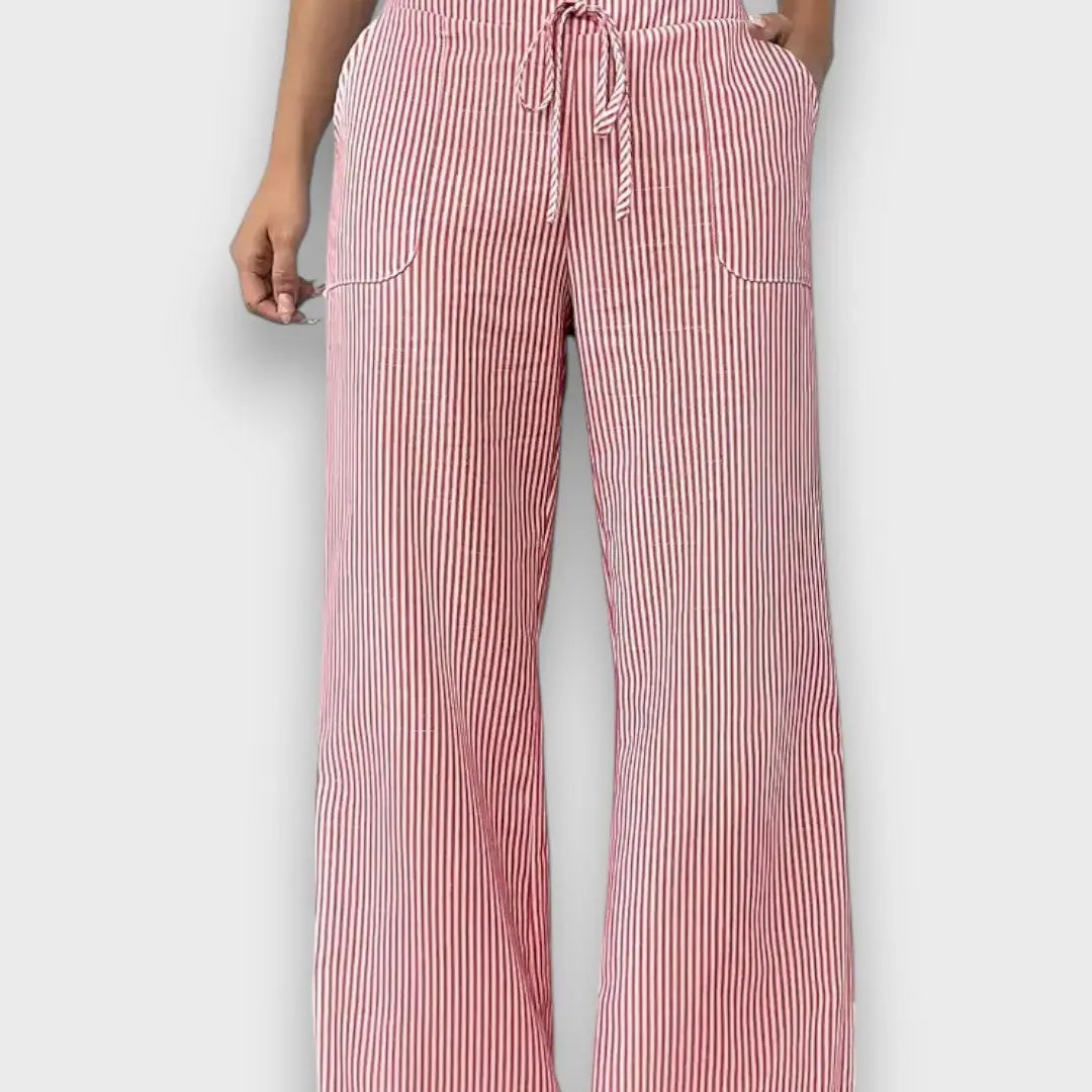 Karina – Pantalon à fines rayures